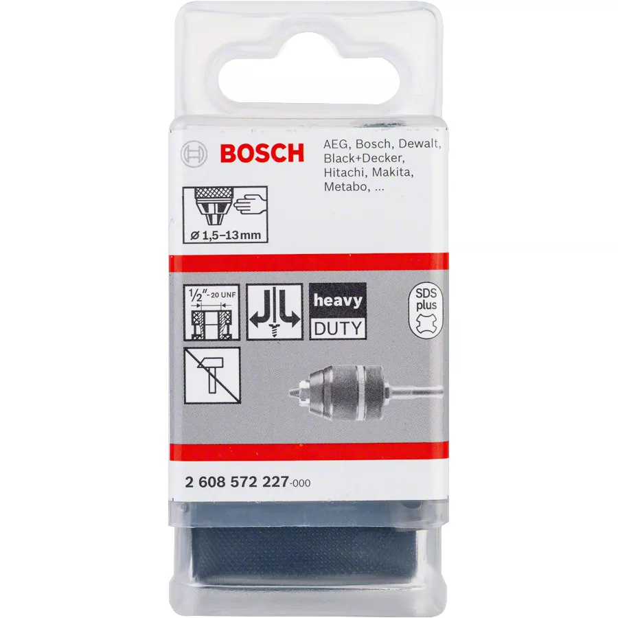 Mandrin automatique avec adaptateur SDS-plus